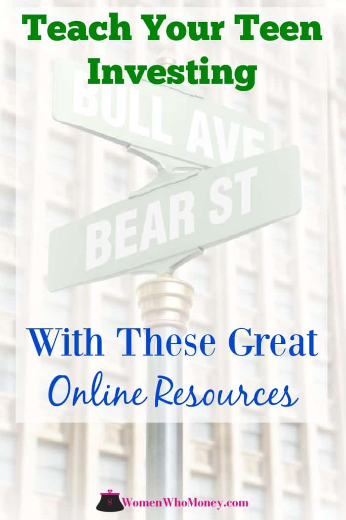 At the intersection of Bull Avenue and Bear Street, these online resources are great for helping teens learn about money.
