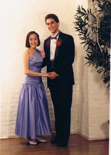 Scott and Caroline Ceniza-Levine HS prom picture