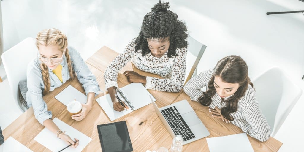 business people meeting at a table