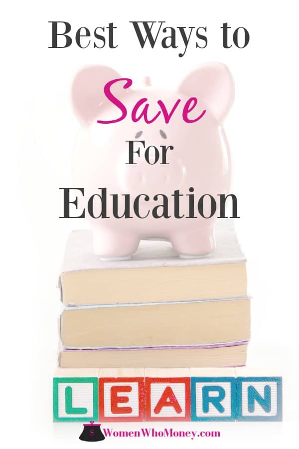 best ways to save for college expenses - piggy bank on a stack of college books