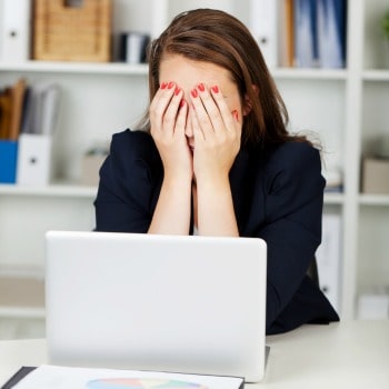 depressed woman suffering from work related burnout 3