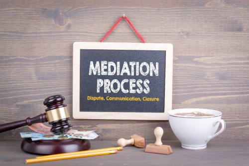 divorce mediation process is used to resolve conflicts in negotations