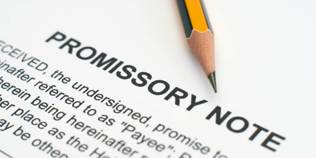 promissory note to use when loaning money to family or friend