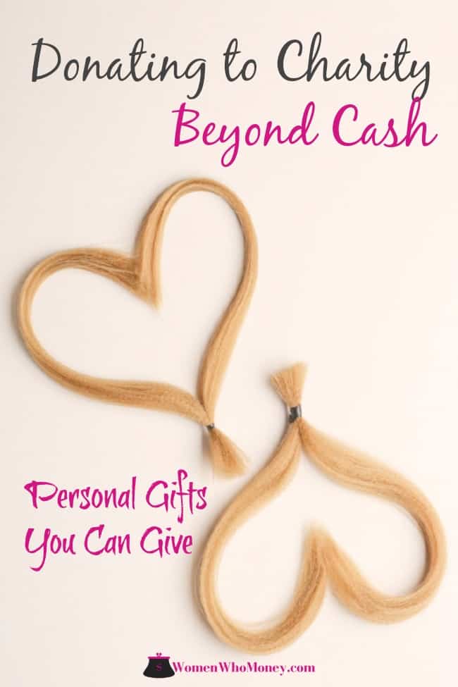 Donating to charity beyond cash, personal gifts you can give