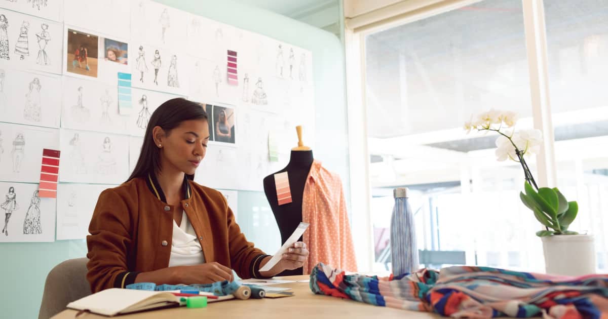 female entrepreneur solving issues in her shop