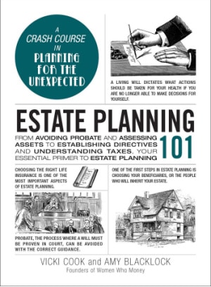 book cover for estate planning 101 authored by Vicki Cook and Amy Blacklock